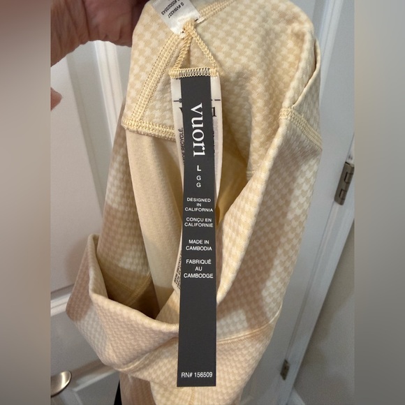 NWT Vuori Micro Houndstooth Leggings - Picture 7 of 7